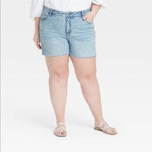 Women’s Plus Size Denim Jean Shorts